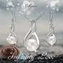 EleQueen 925 Sterling Silver CZ Freshwater Cultured Pearls Bridal Pendant Necklace Earrings Wedding Jewelry Sets EleQueen 925 Sterling Silver CZ Freshwater Cultured Pearls Bridal Pendant Necklace Earrings Wedding Jewelry Sets