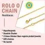 ChainsPro Women 1.2mm Slim Snake Chain, Replacement Necklace, 18-30“ Length, 18K Gold/Rose Gold Plated (Send Gift Box) ChainsPro Women 1.2mm Slim Snake Chain, Replacement Necklace, 18-30“ Length, 18K Gold/Rose Gold Plated (Send Gift Box)