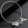 Lux Accessories Best Friends Forever BFF Charm Bracelet Set (2pc)