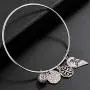 Lux Accessories Best Friends Forever BFF Charm Bracelet Set (2pc) Lux Accessories Best Friends Forever BFF Charm Bracelet Set (2pc)