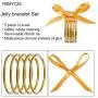 YBMYCM Glitter Jelly Bangles Bracelets Set for Women Glitter Filled Jelly Silicone Bracelets for Girls YBMYCM Glitter Jelly Bangles Bracelets Set for Women Glitter Filled Jelly Silicone Bracelets for Girls