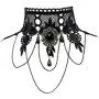 iWenSheng Halloween Costumes Jewelry for Women - Steampunk Black Lace Choker Necklace Gothic Jewelry Accessories, Vampire Choker Necklace Costume for Teen Girls iWenSheng Halloween Costumes Jewelry for Women - Steampunk Black Lace Choker Necklace Gothic Jewelry Accessories, Vampire Choker Necklace Costume for Teen Girls