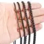 OSTAN 2.0 MM 3MM 4MM 5MM Black Square Rolo Cable Chain, Round Box Necklace, Stainless Steel Chain Necklace Men Women Jewellery