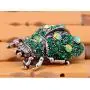 Alilang Antique Silvery Tone Shine Crystal Rhinestones Ladybug Beetle Insect Brooch Pin Alilang Antique Silvery Tone Shine Crystal Rhinestones Ladybug Beetle Insect Brooch Pin