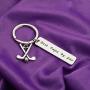 HOLLP Daddy Keyring Golf Gift for Fathers Day Dad Jewelry Golf Charm Father Keyring Best Daddy by Par Keychain