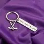 HOLLP Daddy Keyring Golf Gift for Fathers Day Dad Jewelry Golf Charm Father Keyring Best Daddy by Par Keychain