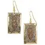 Handmade 3 Toned Basket Weave Earrings | SPUNKYsoul Collection