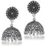 Jaipur Mart Indian Traditional Look Oxidised German Plated Handmade Jhumka Jhumki Earrings Gift For Women