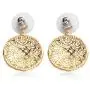 Shop LC Real 18K Yellow Gold Overlay Floral Openwork Filigree Flower Post Dangle Drop Earrings for Women Fashion Prom Jewelry Mothers Day Gifts ION Plated