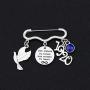 HOLLP Sorority Jewelry Not Sisters by Blood But Sisters by Heart Bracelet Sister Gift