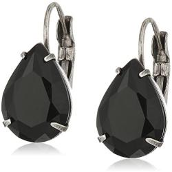 Sorrelli Pear Crystal Drop Earrings