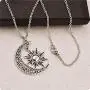 Sun Crescent Moon Necklace Choker Vintage Gothic Sunflower Sunshine Pendant Neckalce for Women Girls Statement Jewelry Gifts Sun Crescent Moon Necklace Choker Vintage Gothic Sunflower Sunshine Pendant Neckalce for Women Girls Statement Jewelry Gifts