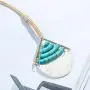 Coostuff Long Necklaces with Pendant Shell Jewelry Stone Bohemia Necklace for Women Gift