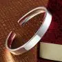 Merdia Womens S999 Sterling Silver Bangle Cuff Bracelet Polished Surface 27g for Gift Merdia Womens S999 Sterling Silver Bangle Cuff Bracelet Polished Surface 27g for Gift