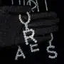 Jacruces Initial Necklace Silver Large Initial Letter Pendant Necklace Tennis Chain Bling CZ Initial Letter Necklace 18'' + 2'' Extender Jacruces Initial Necklace Silver Large Initial Letter Pendant Necklace Tennis Chain Bling CZ Initial Letter Necklace 18'' + 2'' Extender