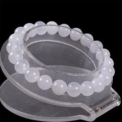 Justinstones 8mm Round Beads Stretch Bracelet 7 Inch Unisex