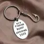Pregnancy Announcement for Grandparents Grandpa New Fishing Buddy Arriving 2021 2020 Fishing Buddy Keychain Gift for Dad