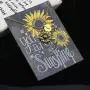 Joycuff Sunflower Necklaces for Women with Initial Charm Jewelry Gifts for Teen Girls Alphabet A to Z