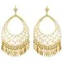 Barzel 18K Gold Plated Filigree Cut-out Dangling Earrings Barzel 18K Gold Plated Filigree Cut-out Dangling Earrings