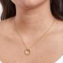Dear Ava Sisters Gift Necklace: Sister Birthday Gift, Big Sister Gift, 2 Linked Circles (Gold-Plated-Brass, NA)