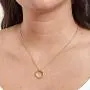Dear Ava Mom Gift Necklace: Mother Daughter Jewelry, Thank You Mom, 2 Linked Circles