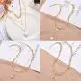 WAINIS 9 Pcs Dainty Layered Choker Necklaces Handmade Lock Heart Pendant Multilayer Adjustable Layering Chain Gold Necklaces Set for Women WAINIS 9 Pcs Dainty Layered Choker Necklaces Handmade Lock Heart Pendant Multilayer Adjustable Layering Chain Gold Necklaces Set for Women