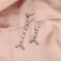 WUSUANED Ocean Mermaid Tail Drop Earrings Beach Brides Jewelry Gift For Women