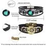 Retro 2pcs Sagittarius Zodiac Bracelet for men 12 Constellation Beaded Hand Woven Leather Bracelets Braided Punk Chain Cuff (Sagittarius)…