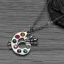 Sportybella Artist Paint Palette and Brush Charm Pendant Necklace, Painters Jewelry Gift for Women, Teens & Girls Sportybella Artist Paint Palette and Brush Charm Pendant Necklace, Painters Jewelry Gift for Women, Teens & Girls
