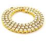 HH Bling Empire Iced Out Fake Diamond Tennis Chain for Men Women in Silver Gold Multicolored 5mm width 16 18 20 22 24 30 Inches