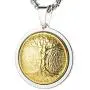 GESTALT COUTURE Unique Tungsten Medallion Necklace. Stainless Steel Tree of Life Inlay with 18kt Gold Plating. GESTALT COUTURE Unique Tungsten Medallion Necklace. Stainless Steel Tree of Life Inlay with 18kt Gold Plating.