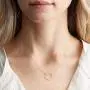 3 Pcs Round Gold or Silver Coin Pendant Necklace for Women Girls Simple Small Full Moon Minimalist Geometric Disk Circle Chain Delicate Choker Jewelry Gifts for Mother Girlfriend Best Friend