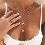 WangGao Layered Choker Necklaces Stainless Steel Handmade 4 Layer Multilayer Chain Necklaces Set for Women Girls WangGao Layered Choker Necklaces Stainless Steel Handmade 4 Layer Multilayer Chain Necklaces Set for Women Girls