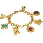 Ben-Amun Jewelry Royal Charm Vintage-Inspired Gold Multi Charm Bracelet