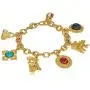 Ben-Amun Jewelry Royal Charm Vintage-Inspired Gold Multi Charm Bracelet Ben-Amun Jewelry Royal Charm Vintage-Inspired Gold Multi Charm Bracelet