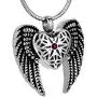 COCO Park Eagle Wing Love Heart Cremation Jewelry Memorial Urn Pendant Ashes Keepsake Necklace COCO Park Eagle Wing Love Heart Cremation Jewelry Memorial Urn Pendant Ashes Keepsake Necklace