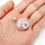 Top Plaza Natural Rose Quartz Chakra Healing Crystals Round Gemstone Pendant Necklace Silver Cat Jewelry for Womens Girls Top Plaza Natural Rose Quartz Chakra Healing Crystals Round Gemstone Pendant Necklace Silver Cat Jewelry for Womens Girls