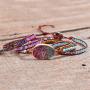 YGLINE Natural Stone Bracelet 5 Wraps Bracelet Handmade Blue Color Boho Bracelet for Women Bracelet