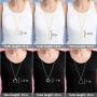 Thrilez Necklaces Set for Women Teen Girls, 24pcs Silver Gold Simple Trendy Layered Necklace Pack, Fashion Dangle Pendant Necklaces Costume Jewelry for Sweaters, Jeans, Skirts, Vests and Daily Dress
