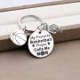 FAADBUK Basketball Mom Dad Keychain My Favorite Basketball Player Calls Me Mom Dad Jewelry Appreciation Gift for Basketball Mom Dad