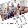 MAOFAED Long Distance Relationship Gift 4 4 Sisters Gift Long Distance Gift for Family Friend Sister Sister Gift