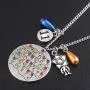 KESOCORAY Stranger Things Charm Necklace Eleven Alphabet Light Demogorgon Halloween Cosplay Movie Jewelry Stylish Silver Collection for Fans KESOCORAY Stranger Things Charm Necklace Eleven Alphabet Light Demogorgon Halloween Cosplay Movie Jewelry Stylish Silver Collection for Fans