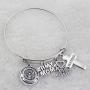 Gzrlyf Military Mom Wife Bracelet Expandable Wire Bangle Jewelry Gifts for Women
