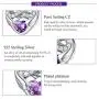 FOREVER QUEEN 925 Sterling Silver CZ Infinite Love Heart Charm with Purple Heart Wings Forever Love Infinity Bead Fit for Charm Bracelet Necklace Valentines Day Gift FOREVER QUEEN 925 Sterling Silver CZ Infinite Love Heart Charm with Purple Heart Wings Forever Love Infinity Bead Fit for Charm Bracelet Necklace Valentines Day Gift