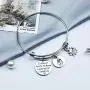 G-Ahora Winnie The Pooh Disney Eeyore Jewelry Inspired Bracelet It Never Hurts to Keep Looking for Sunshine Eeyore Quote Gift for Women Girls(Never Hurt BR)