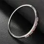 Almusen Women Hollow Bangle Cubic Zirconia Stones Jewelry for Women with Crystal Bracelet Birthday Women Teen Girls Women Girls Valentines Day Gifts with Elegant Jewelry Box