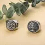 Hanpabum 2Pcs Stainless Steel Rings for Men Celtic Knot Signet & Tree of Life Rings Set Size 7-13 Hanpabum 2Pcs Stainless Steel Rings for Men Celtic Knot Signet & Tree of Life Rings Set Size 7-13