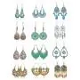 Florideco 12 Pairs Bohemian Vintage Drop Earrings Retro Boho Dangle Earrings for Women Waterdrop Petal Leaf Earrings Set Florideco 12 Pairs Bohemian Vintage Drop Earrings Retro Boho Dangle Earrings for Women Waterdrop Petal Leaf Earrings Set
