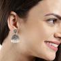 Efulgenz Indian Vintage Bollywood Gypsy Oxidized Gold Plated Traditional Jhumka Jhumki Earrings for Women and Girls