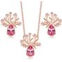 CDE ''Tree of Life Jewelry Set Embellished with Crystals from Swarovski Pendant Necklaces and Earrings Gifts for Women